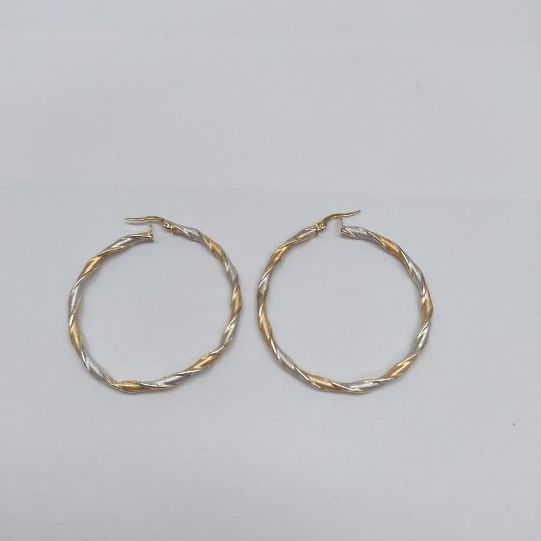 ARRACADAS PAR ORO 14 K 2,60 GRMS (SEMINUEVO)