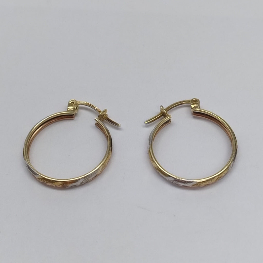 ARRACADAS PAR ORO 14 K 1.8 GRMS (SEMINUEVO)