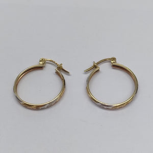 ARRACADAS PAR ORO 14 K 1.8 GRMS (SEMINUEVO)