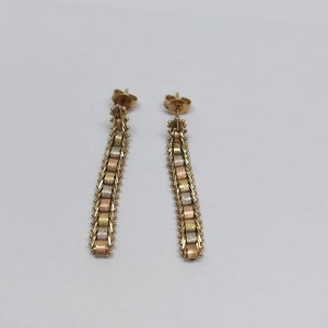 BROQUELES PAR ORO 14 K 3,50 GRMS (SEMINUEVO)