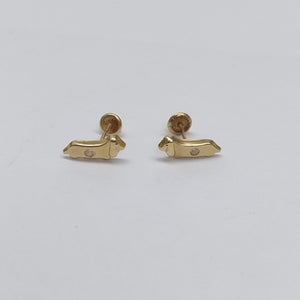 BROQUELES PAR ORO 14 K 0.5 GRMS (SEMINUEVO)
