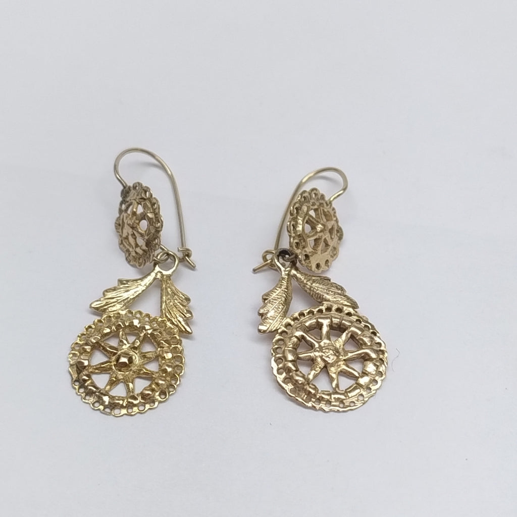 ARETES PAR ORO 14 K 5 GRMS (SEMINUEVO)