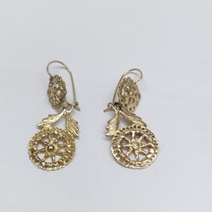 ARETES PAR ORO 14 K 5 GRMS (SEMINUEVO)