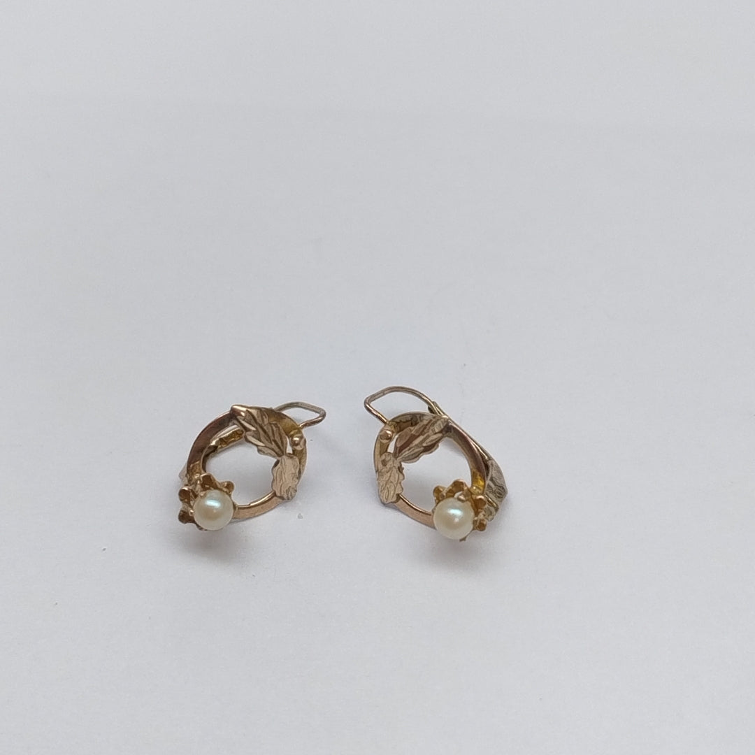 ARETES PAR ORO 8 K 1.2 GRMS (SEMINUEVO)