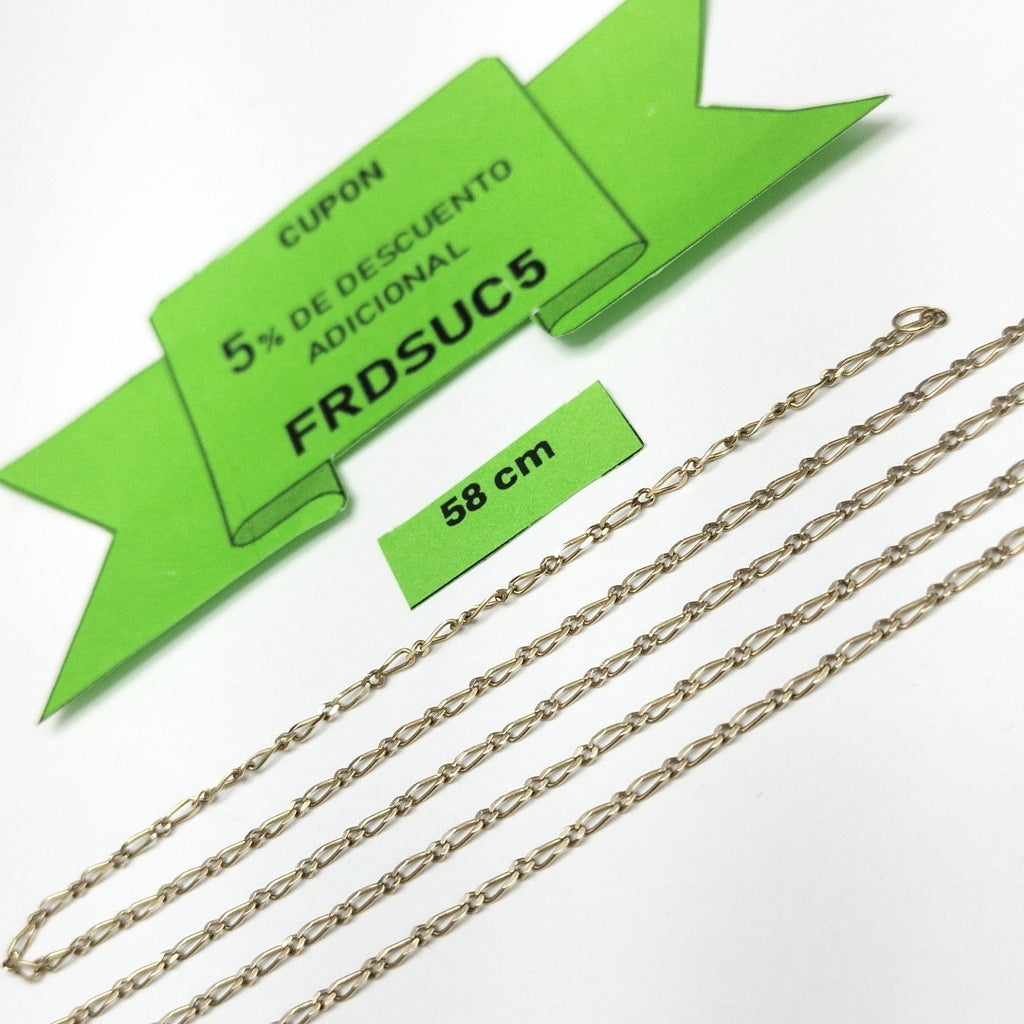 CADENA ORO 14 K 2.4 GRMS (SEMINUEVO)