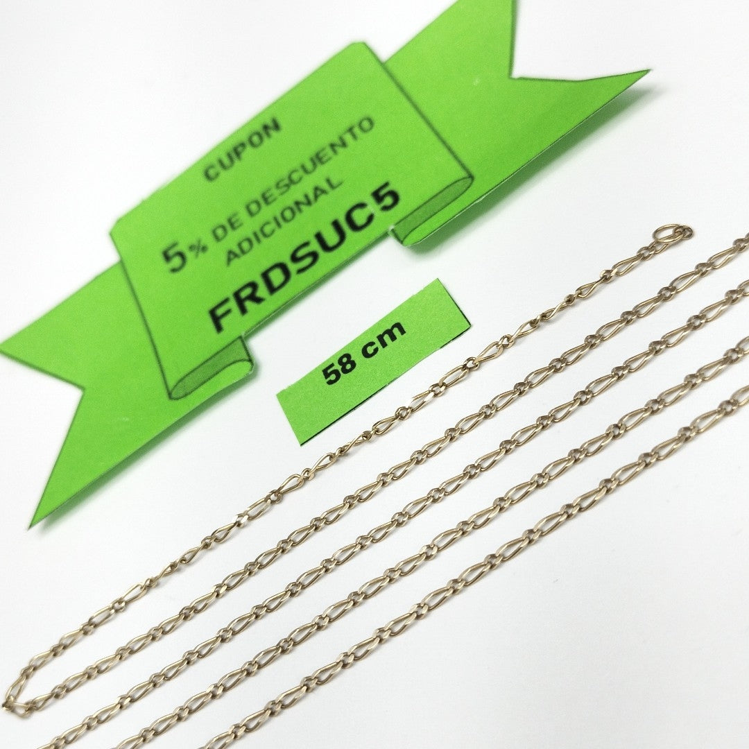 CADENA ORO 14 K 2.4 GRMS (SEMINUEVO)