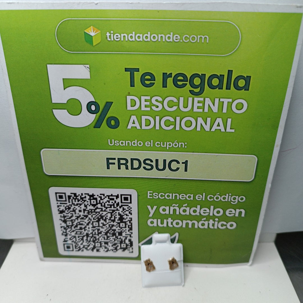 BROQUELES BROQUEL FIG CAPIBARA 14K 0.2657 GR (NUEVO)
