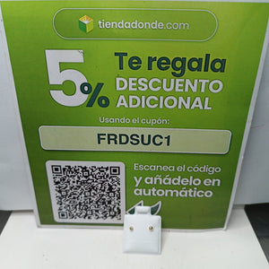 BROQUELES BROQUEL FIG HONGO 14K 0.17 GR (NUEVO)
