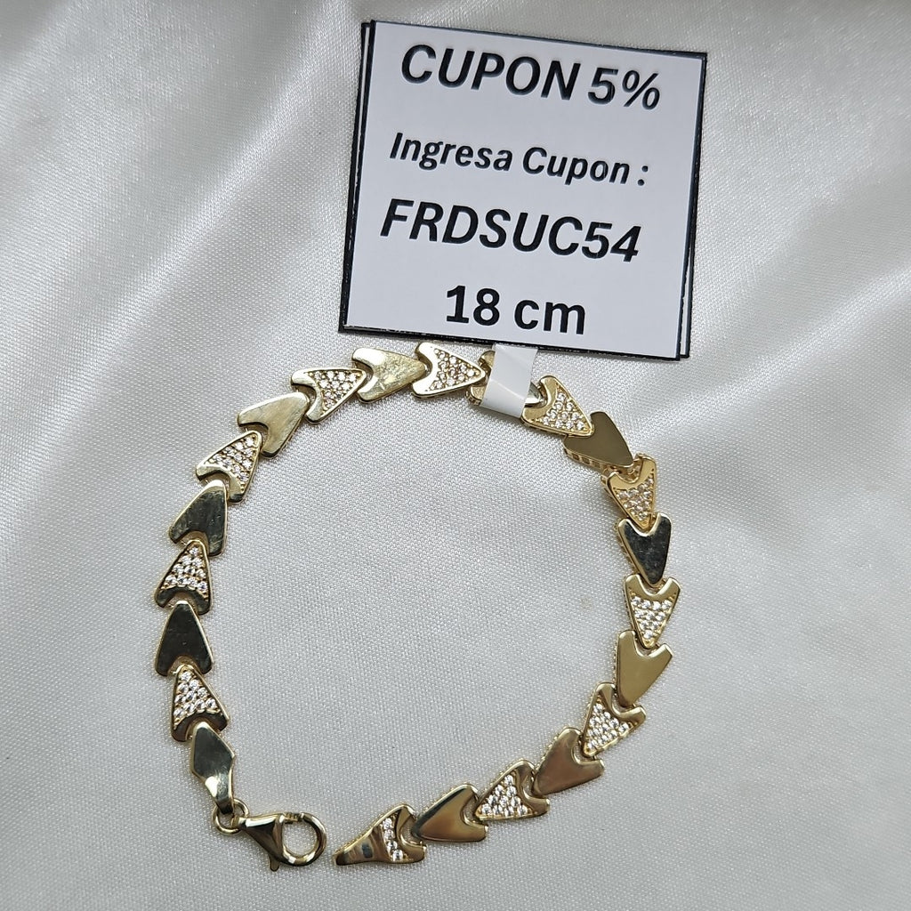 PULSERAS DAMA ORO 14K 6.4 (NUEVO)