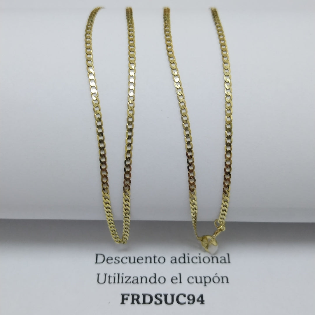 CADENAS BARBADA AMARILLA ORO 14K 2 (NUEVO)