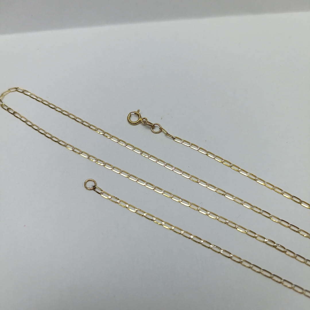 CADENA ORO, RODIADO 10 K 1 GRMS (SEMINUEVO)