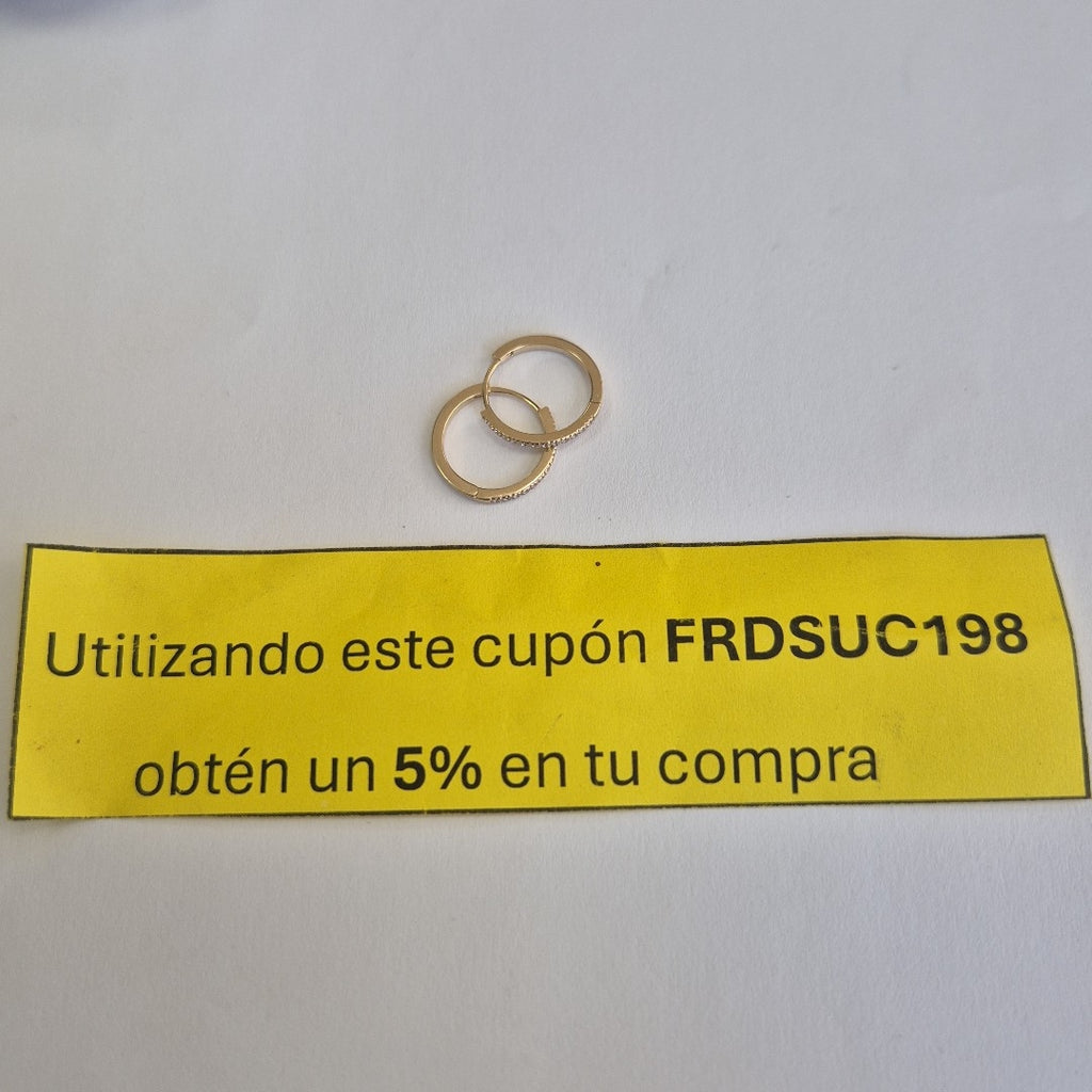 HUGGIES ORO 14K 1.4 (NUEVO)