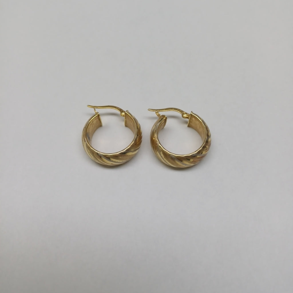 ARRACADAS PAR ORO 14 K 3.4 GRMS (SEMINUEVO)