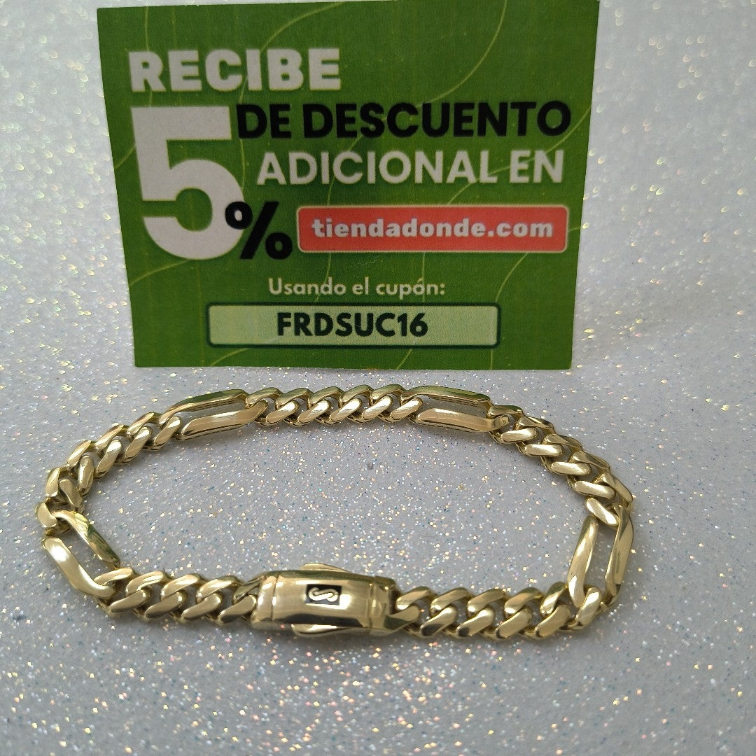 PULSERA MONACO ORO 10K 5.9 (NUEVO)
