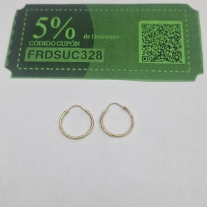 ARRACADAS PAR ORO 10 K 1.2 GRMS (SEMINUEVO)