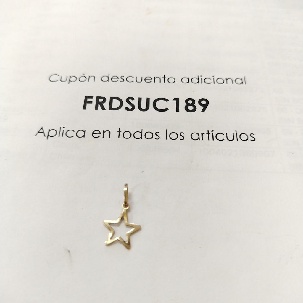 DIJE ORO 10 K 0,40 GRMS (SEMINUEVO)