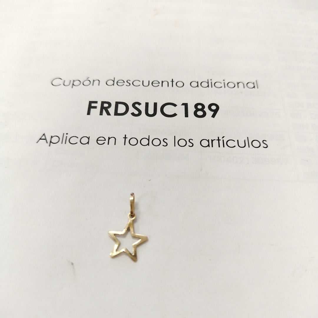 DIJE ORO 10 K 0,40 GRMS (SEMINUEVO)