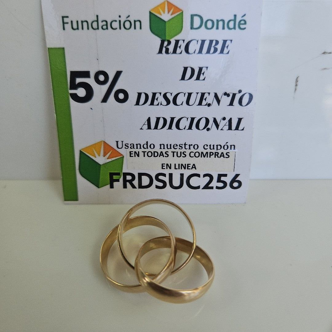 ARGOLLA ORO 10 K 8,40 GRMS (SEMINUEVO)