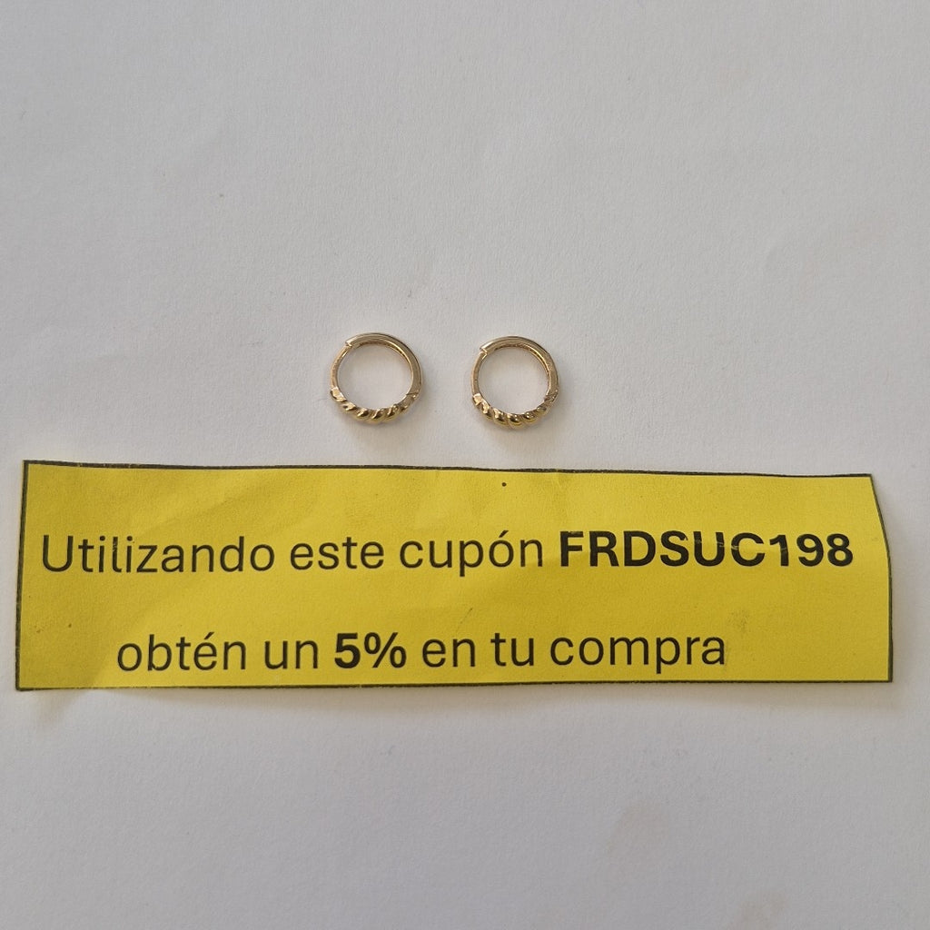 HUGGIES ORO 14K 1.2 (NUEVO)
