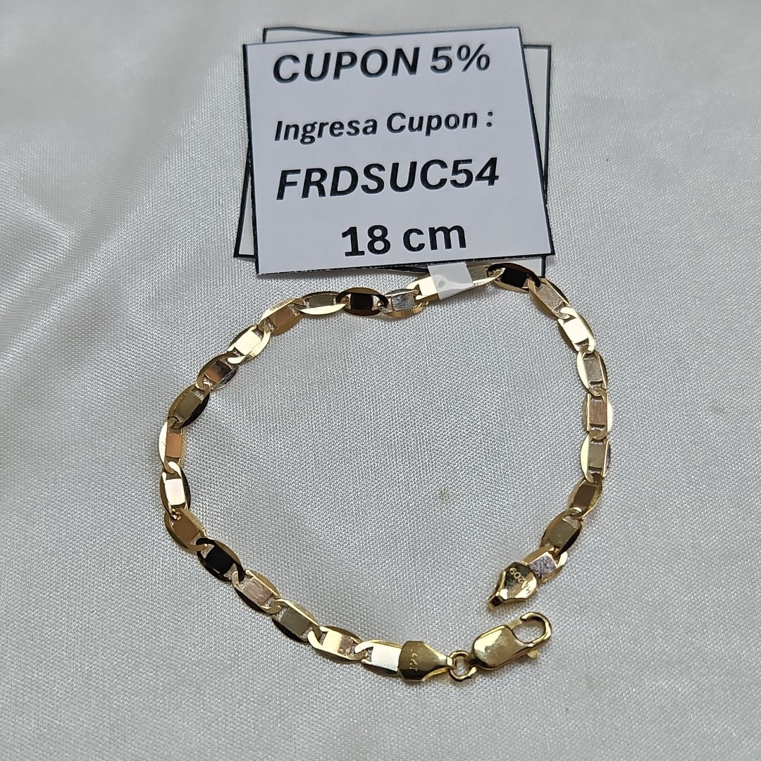 PULSERAS DAMA ORO 14K 3.8 (NUEVO)