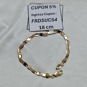 PULSERAS DAMA ORO 14K 3.8 (NUEVO)