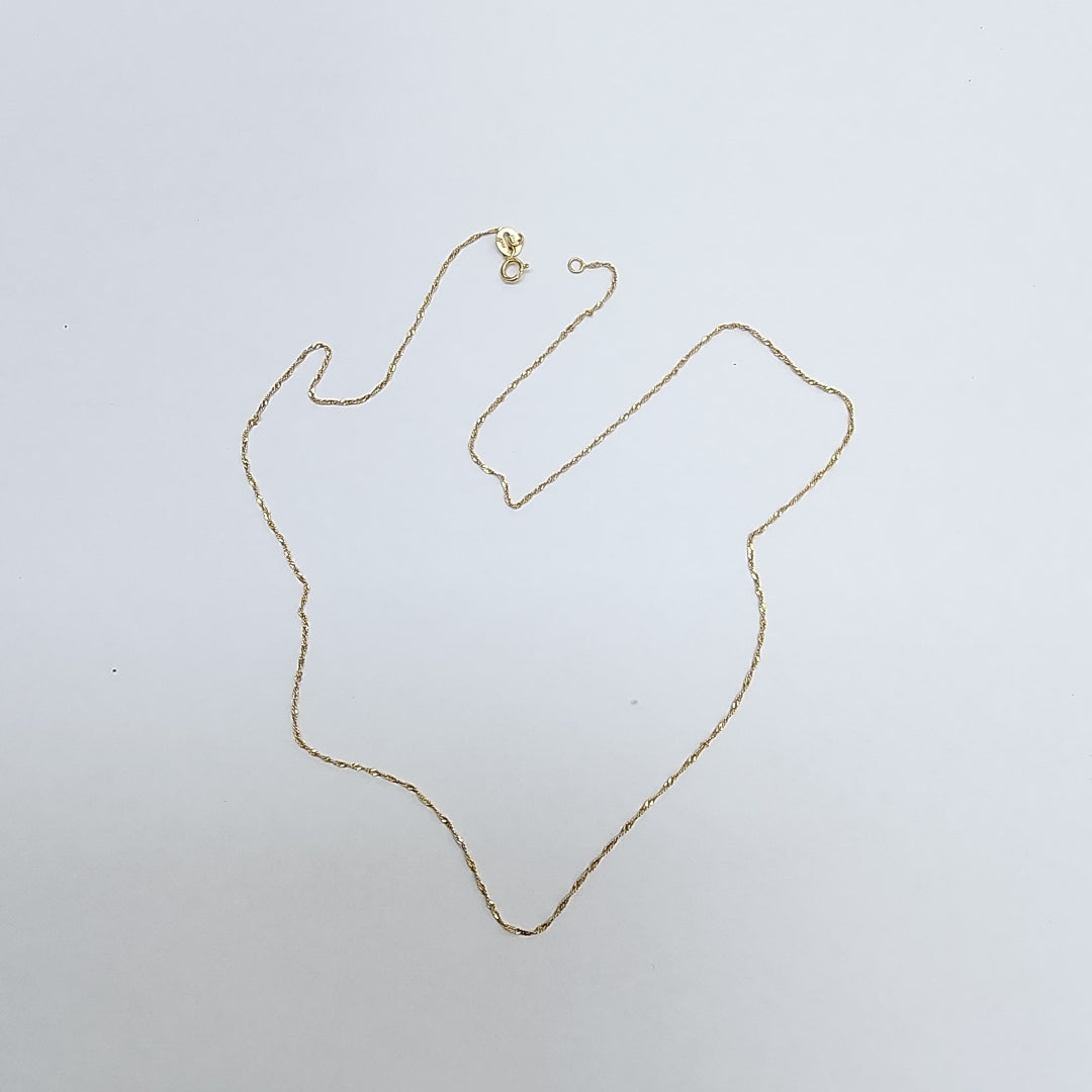 CADENA ORO 10 K 0.7 GRMS (SEMINUEVO)