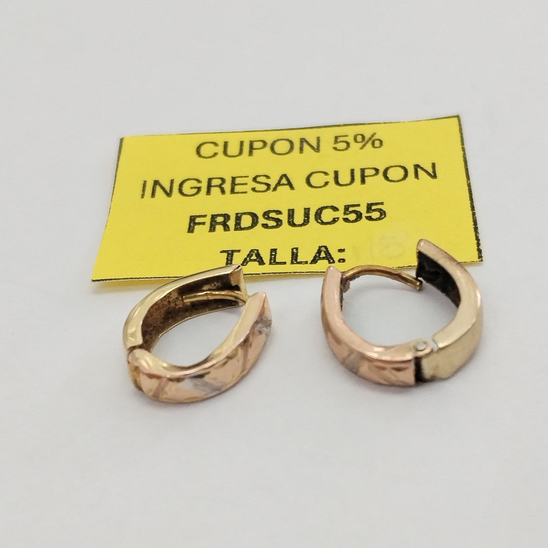 ARRACADAS PAR ORO 10 K 0.8 GRMS (SEMINUEVO)
