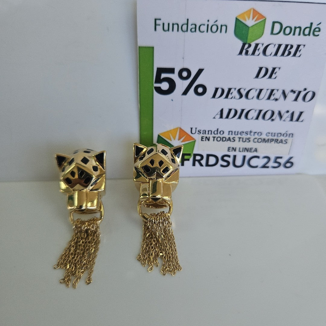 ARETES PAR ORO 14 K 23.5 GRMS (SEMINUEVO)