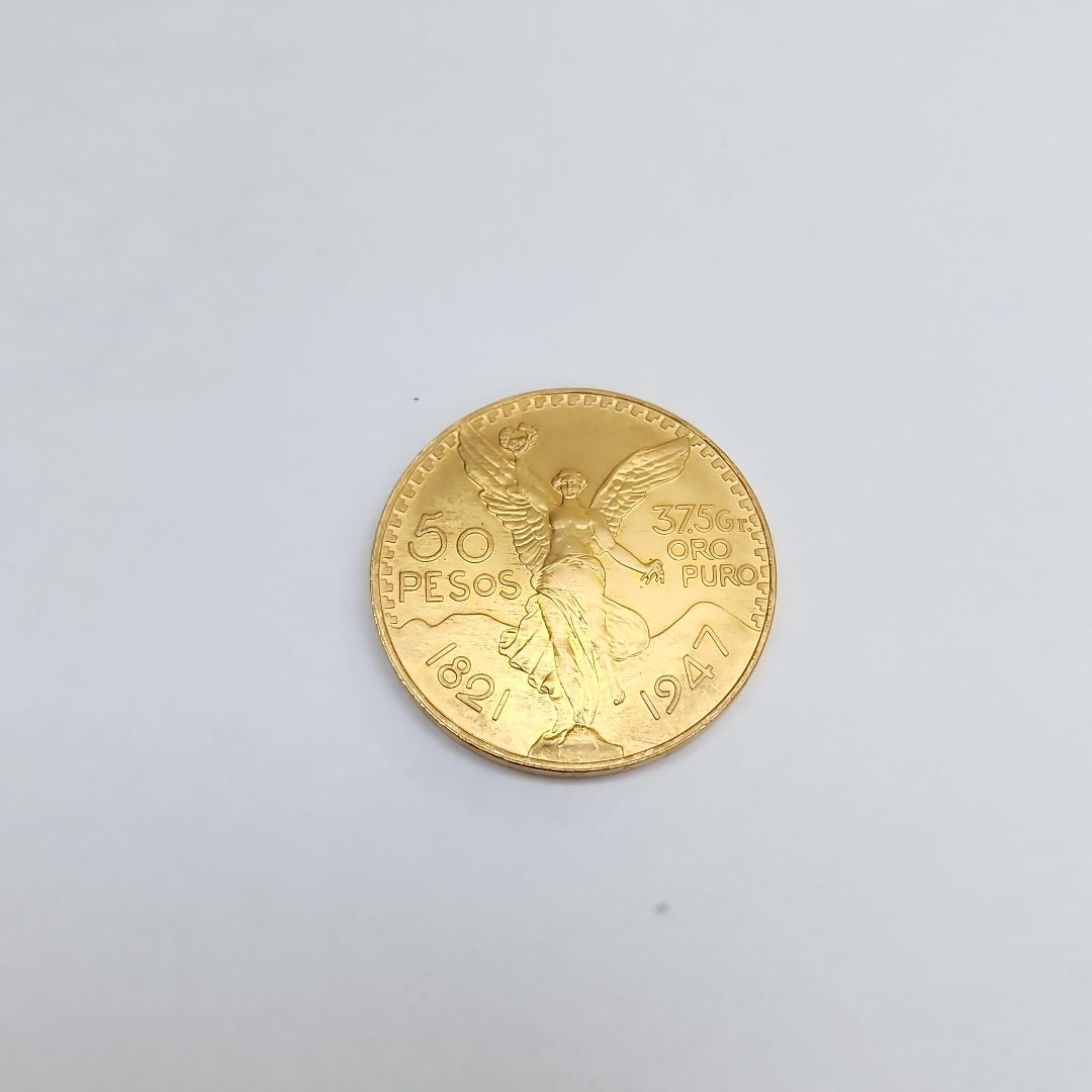 K1 41.6 GRMS 21 K IDENTIFICACIÓN MONEDA NOMINATIVA MONEDAS PESOS 50 PESOS (SEMINUEVO)