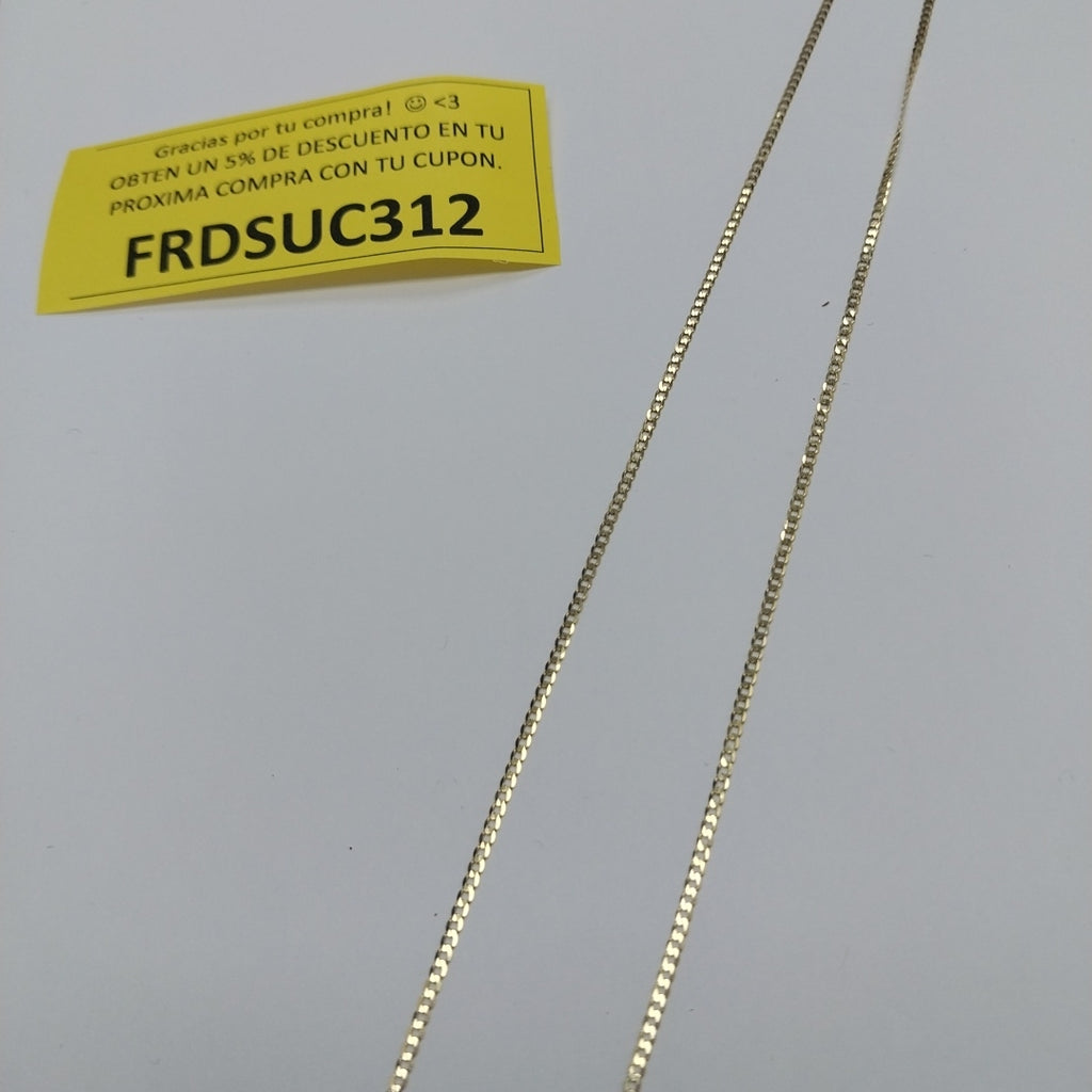 CADENAS BARBADA AMARILLA ORO 14K 2 (NUEVO)