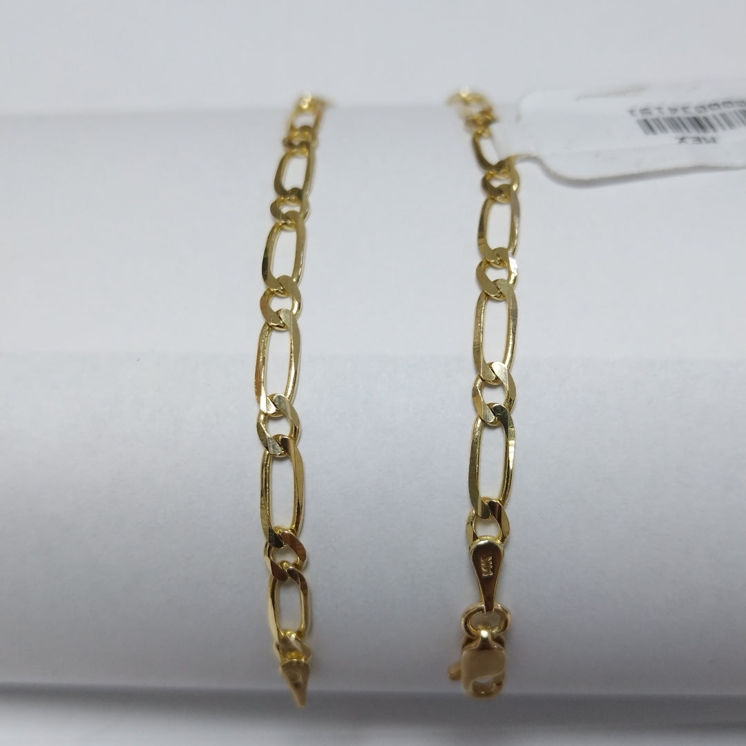PULSERAS 1X1 ORO 14K 18 CM 2.7 GR (NUEVO)