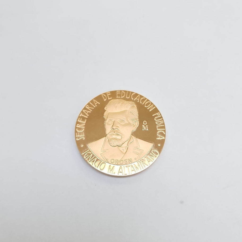 MEDALLA CONMEMORATIVA ORO 21 K 41.7 GRMS (SEMINUEVO)