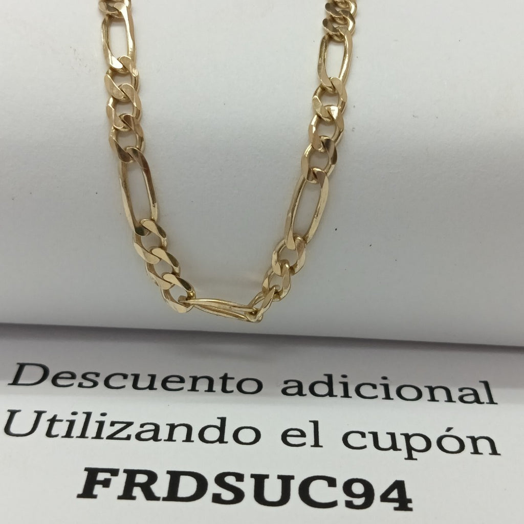 PULSERAS TEJIDO 3X1 ORO 14K 18 CM 2.9 GR (NUEVO)