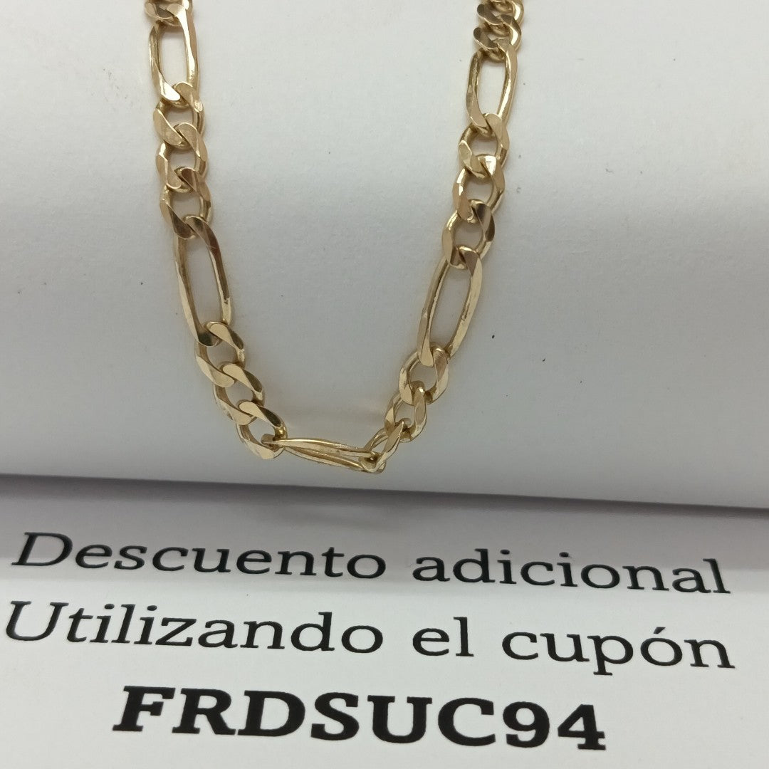 PULSERAS TEJIDO 3X1 ORO 14K 18 CM 2.9 GR (NUEVO)