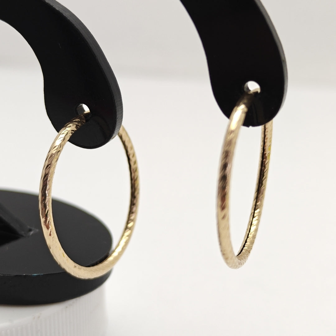ARRACADAS PAR ORO 14 K 0,90 GRMS (SEMINUEVO)