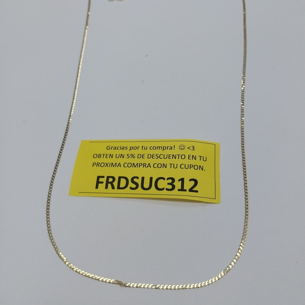 CADENAS BARBADA AMARILLA ORO 14K 1.9 (NUEVO)