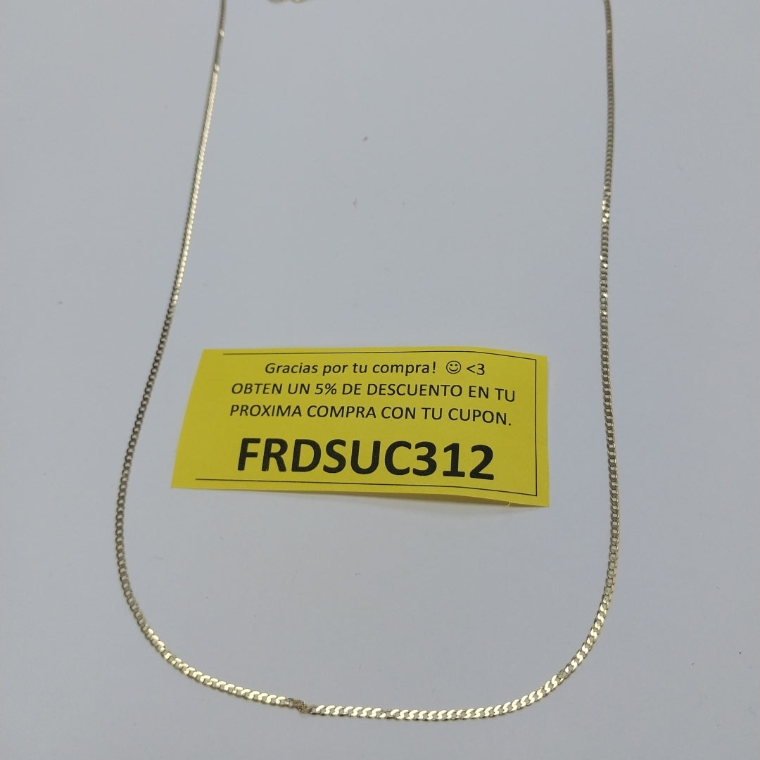 CADENAS BARBADA AMARILLA ORO 14K 1.9 (NUEVO)