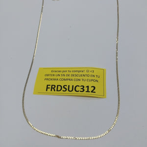 CADENAS BARBADA AMARILLA ORO 14K 1.9 (NUEVO)