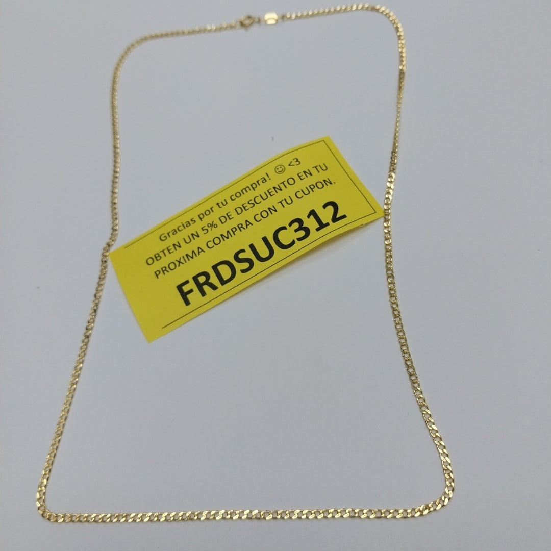 CADENAS BARBADA AMARILLA ORO 14K 1.9 (NUEVO)