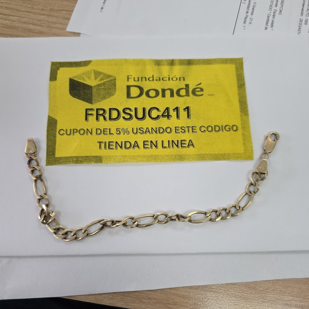 PULSERA ORO 10 K 16.4 GRMS (SEMINUEVO)