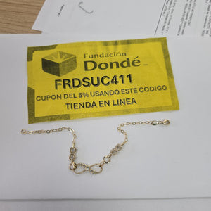 PULSERA ORO 14 K 3.2 GRMS (SEMINUEVO)