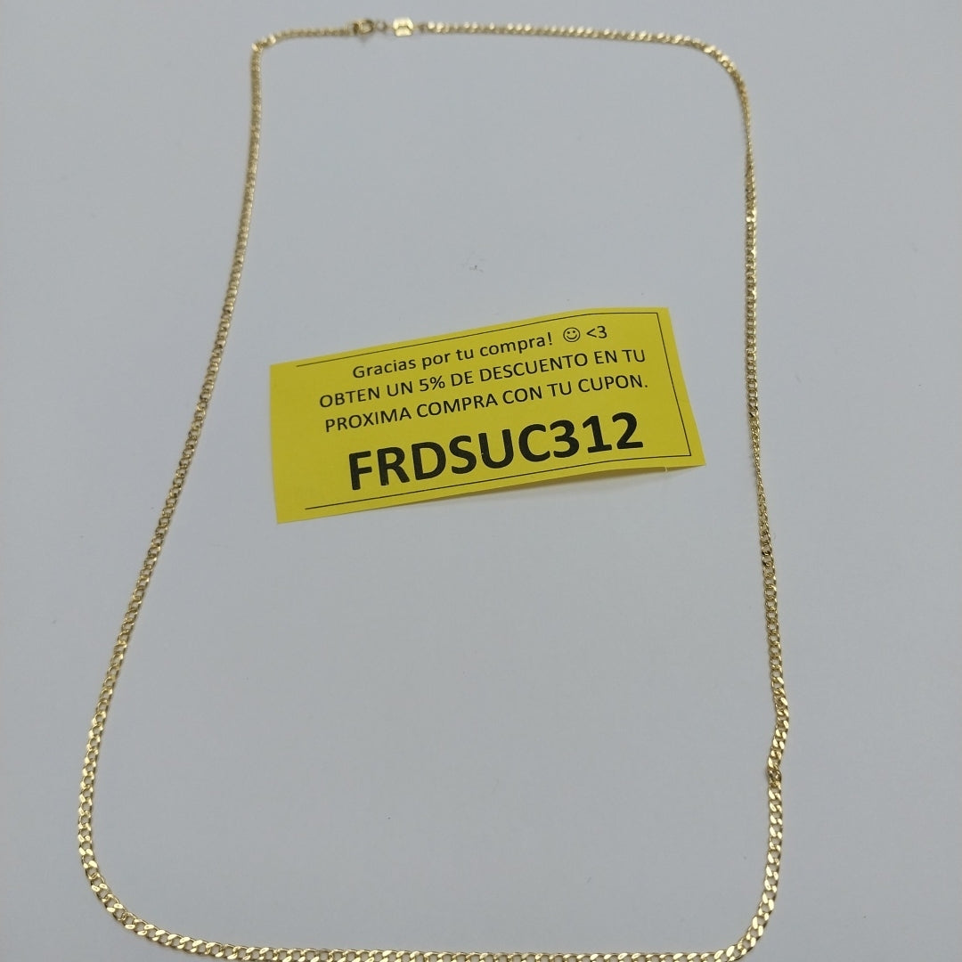CADENAS BARBADA AMARILLA ORO 14K 2 (NUEVO)