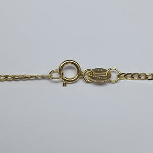 CADENAS BARBADA AMARILLA ORO 14K 2.1 (NUEVO)