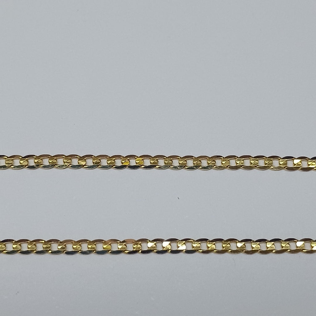 CADENAS BARBADA AMARILLA ORO 14K 2.2 (NUEVO)