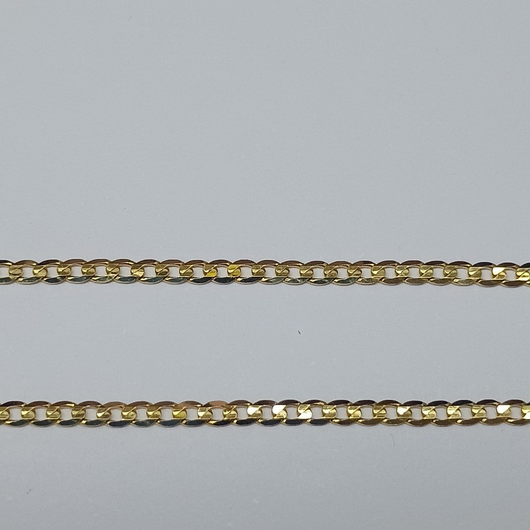 CADENAS BARBADA AMARILLA ORO 14K 2.2 (NUEVO)