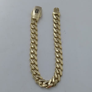PULSERA MONACO ORO 14K 9.5 (NUEVO)