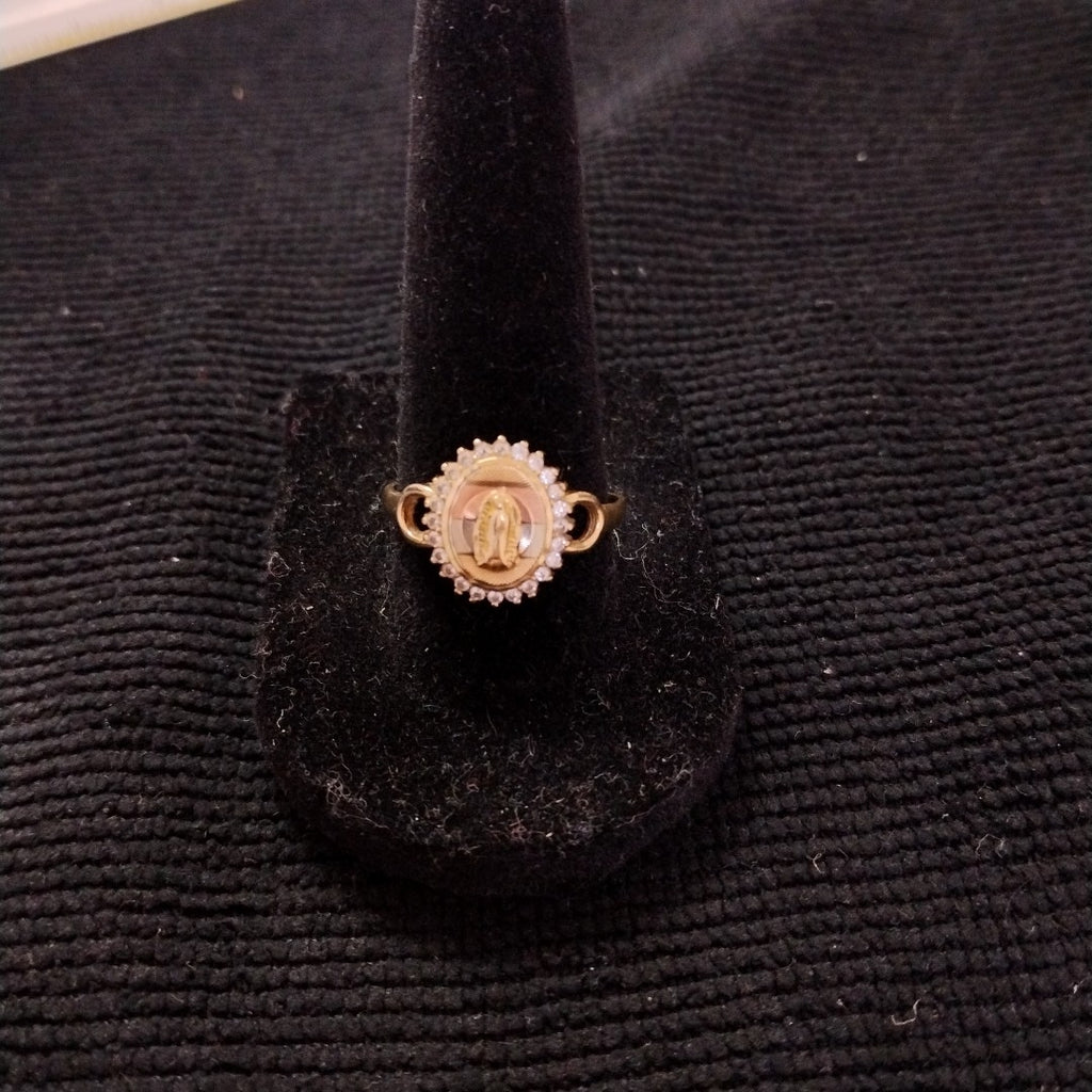 ANILLITO ORO COMBINADO 10 K 2,30 GRMS (SEMINUEVO)