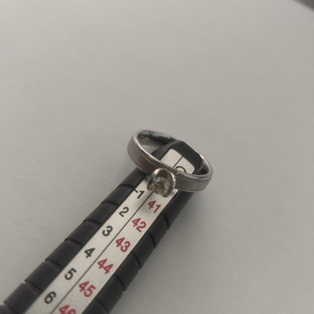 SOLITARIO ORO BLANCO 14 K 3,70 GRMS (SEMINUEVO)
