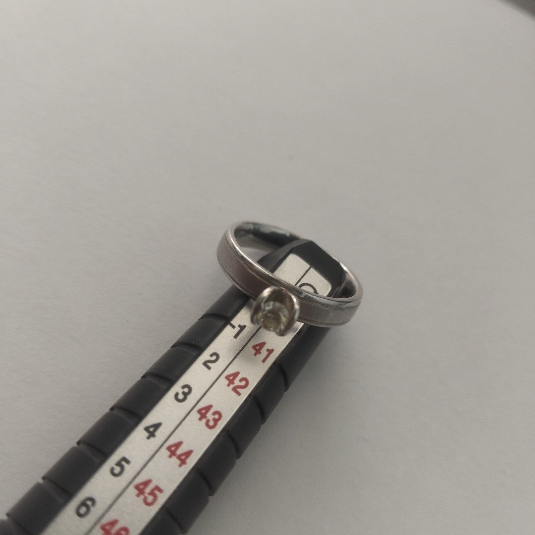 SOLITARIO ORO BLANCO 14 K 3,70 GRMS (SEMINUEVO)