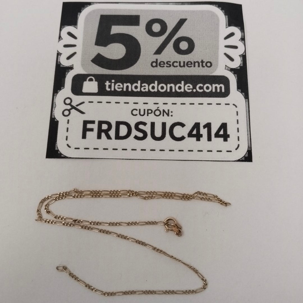 CADENA ORO 14 K 1.8 GRMS (SEMINUEVO)